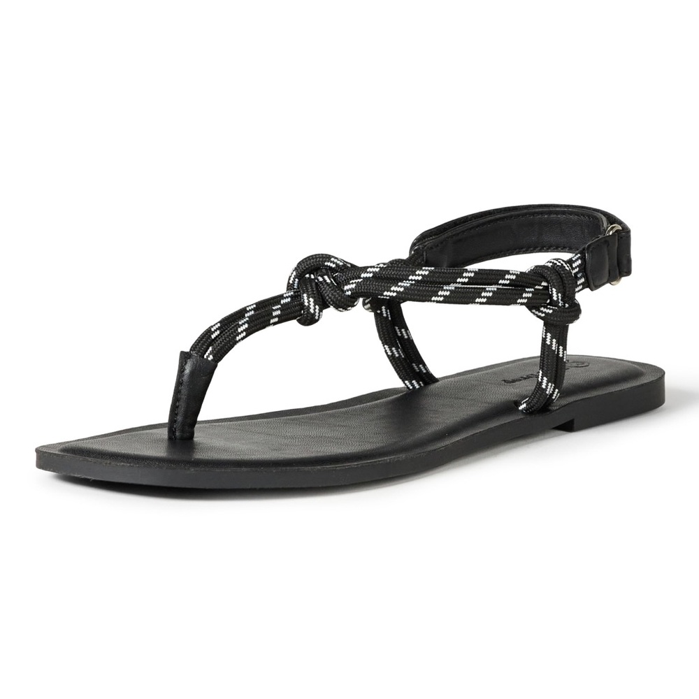 The Drop Women's Charea Rope Sandal, Black Rope, 8 stylish sandals Cute